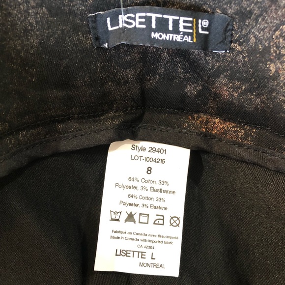 Lisette Montréal Slacks size 8 - Picture 3 of 3